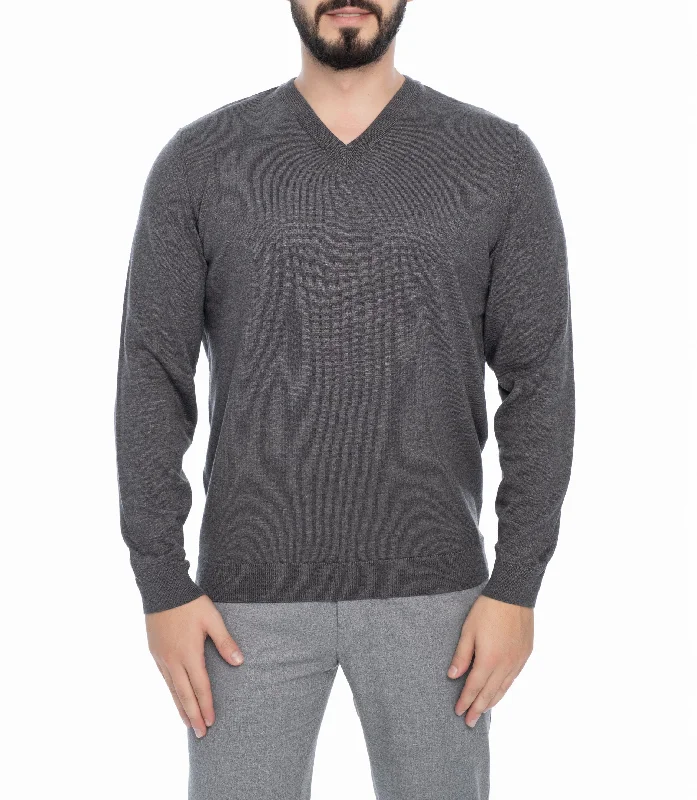 Men's pajama knit-ARIZONA V-NECK SWEATER