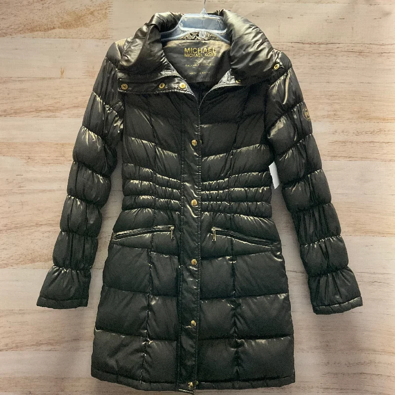 Men's gym-ready puffer jacket-Jacket Puffer & Quilted By Michael By Michael Kors In Green, Size: S