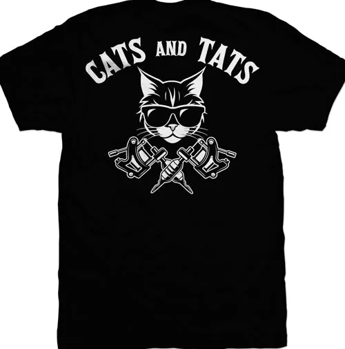 Men's gym-ready t-shirt-Cats and Tats Mens T-Shirt