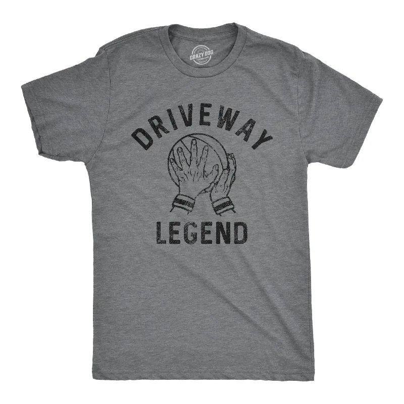 Men's sustainable workout t-shirt-Driveway Legend Men's T Shirt