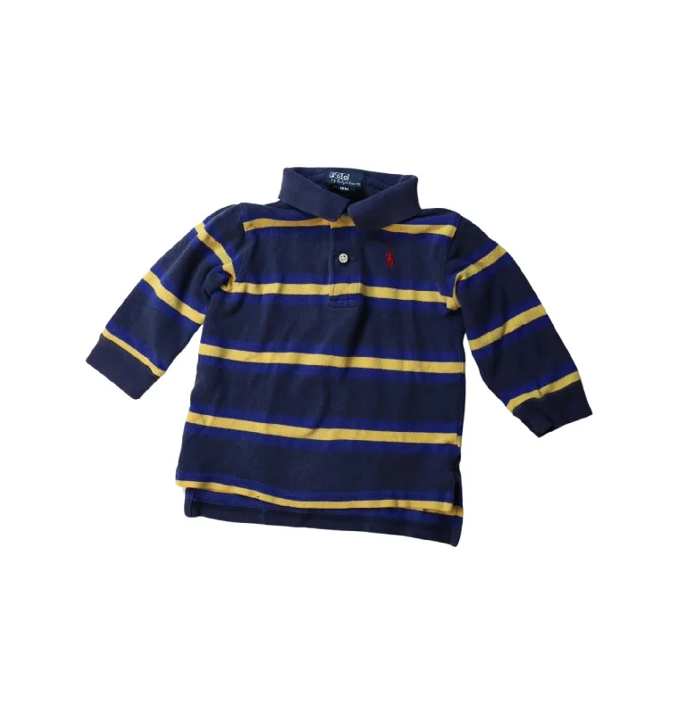 Men's weather-resistant casual polo shirt-Polo Ralph Lauren Long Sleeve Polo 18M