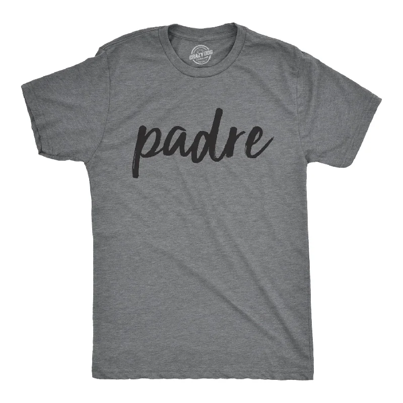 Men's comfortable activewear t-shirt-Padre Men's T Shirt