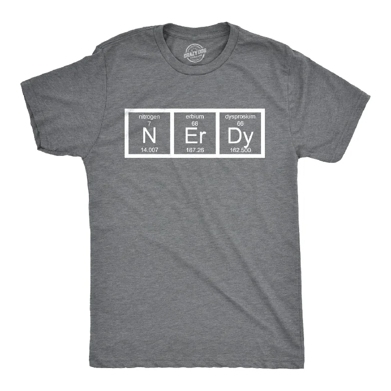 Men's quick-dry workout t-shirt-Element of Nerdy Men's T Shirt