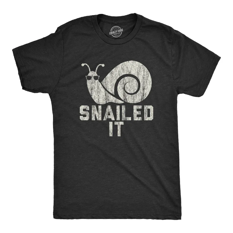 Men's premium athletic t-shirt-Snailed It Men's T Shirt