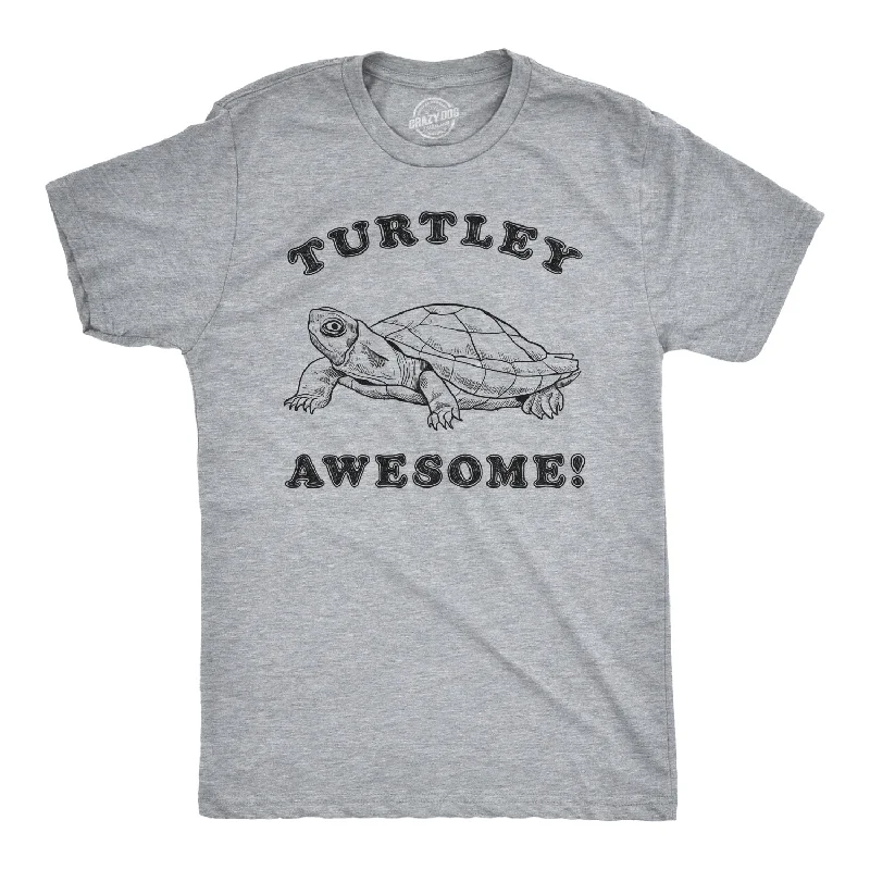 Men's versatile gym t-shirt-Turtley Awesome Men's T Shirt