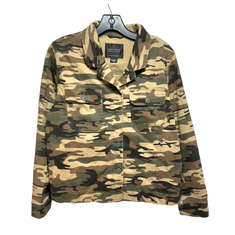 Men's durable casual jacket-Jacket Other By Sanctuary In Camouflage Print, Size: S