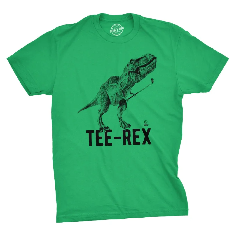 Men's quick-dry workout t-shirt-Tee Rex Men's T Shirt