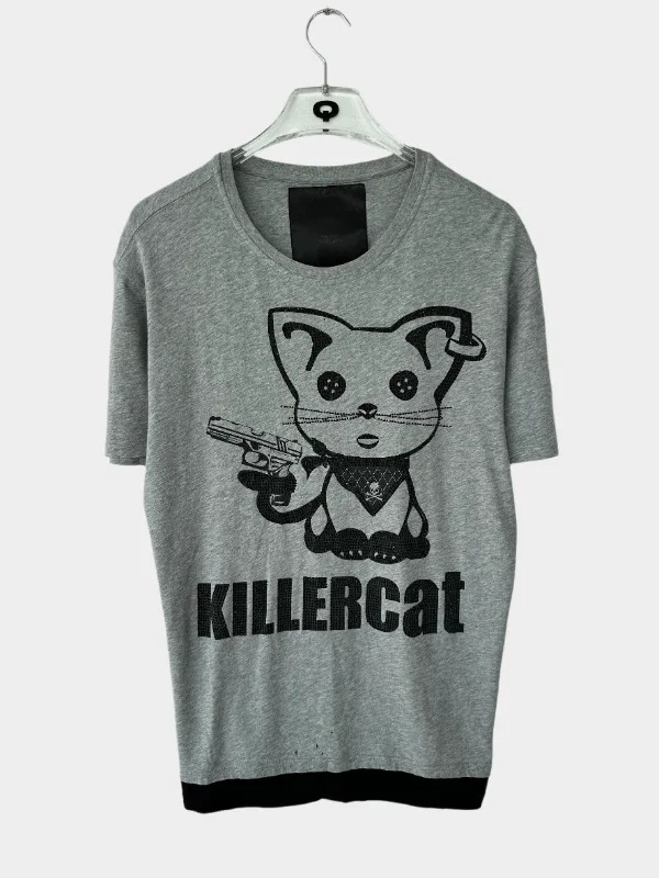 Men's sporty workout t-shirt-Kitty T-shirt