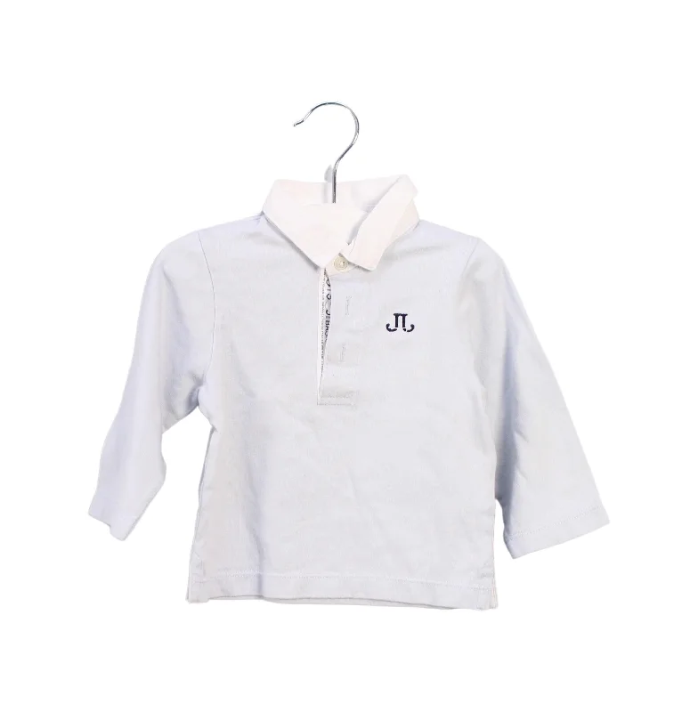 Men's ultra-light office polo shirt-Jacadi Long Sleeve Polo 12M