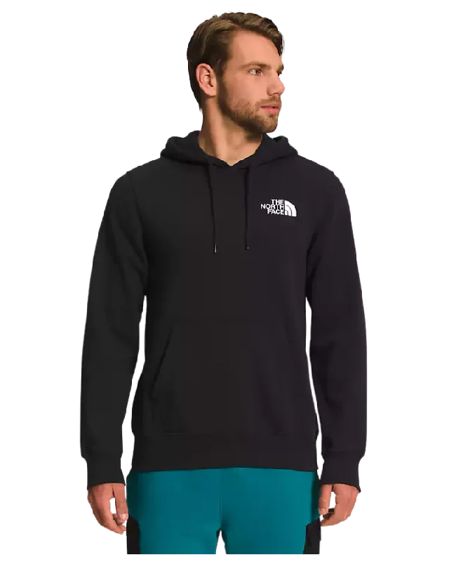 Men's modern casual hoodie-The North Face Men's Printed Box Nse Hoodie - TNF Black / TNF Black Yosemite Topo Print