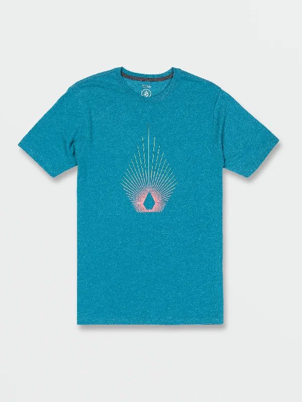 Men's comfortable activewear t-shirt-Blister Short Sleeve Tee - Ocean Teal Heather