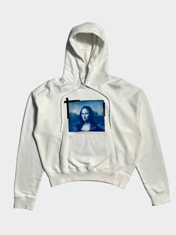 Men's tech-inspired workout hoodie-Mona Lisa Hoodie