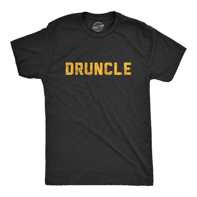 Men's sustainable workout t-shirt-Druncle Men's T Shirt