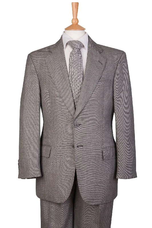 Men's tech-fabric outdoor jacket-Dove Grey Suit Jacket - Ex Hire