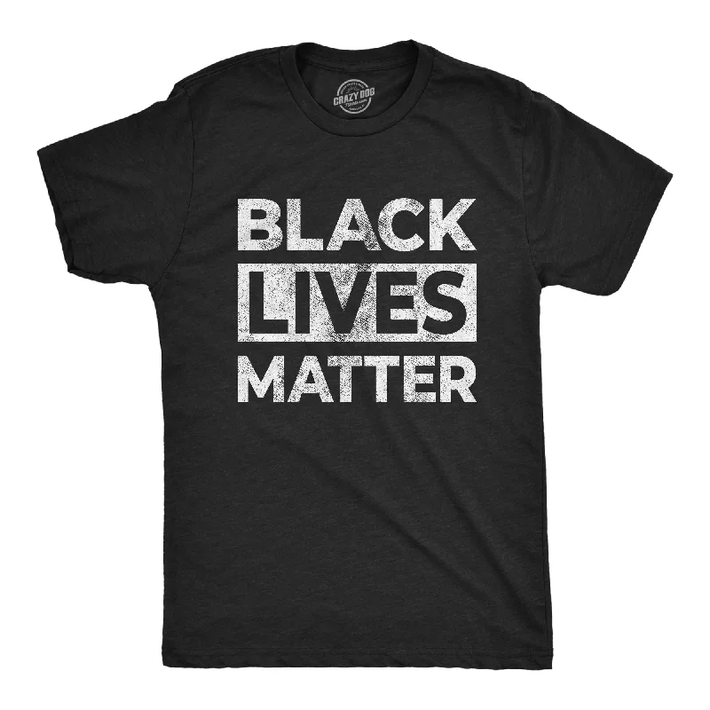 Men's durable fitness t-shirt-Black Lives Matter Men's T Shirt