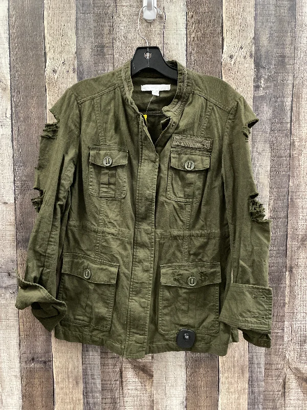 Men's modern utility jacket-Jacket Utility By New York And Co In Green, Size: S