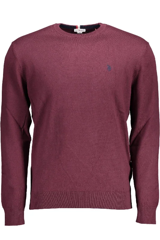 Men's tech-fabric sweater-U.S. POLO ASSN. Elegant  Cotton Cashmere Men's Sweater