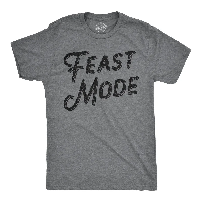 Men's versatile gym t-shirt-Feast Mode Men's T Shirt