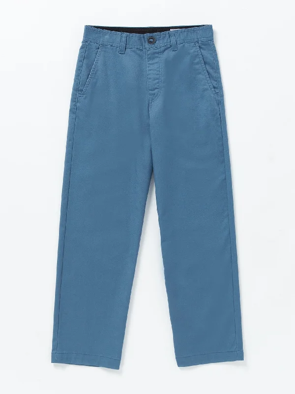 Men's sustainable office wear pants-Big Boys Frickin Nailer Pants - Stone Blue