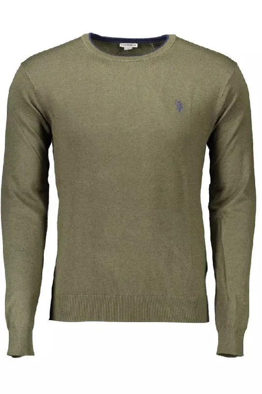 Men's basic sweater-U.S. POLO ASSN. Elegant  Sweater with Embroide Men's Logo