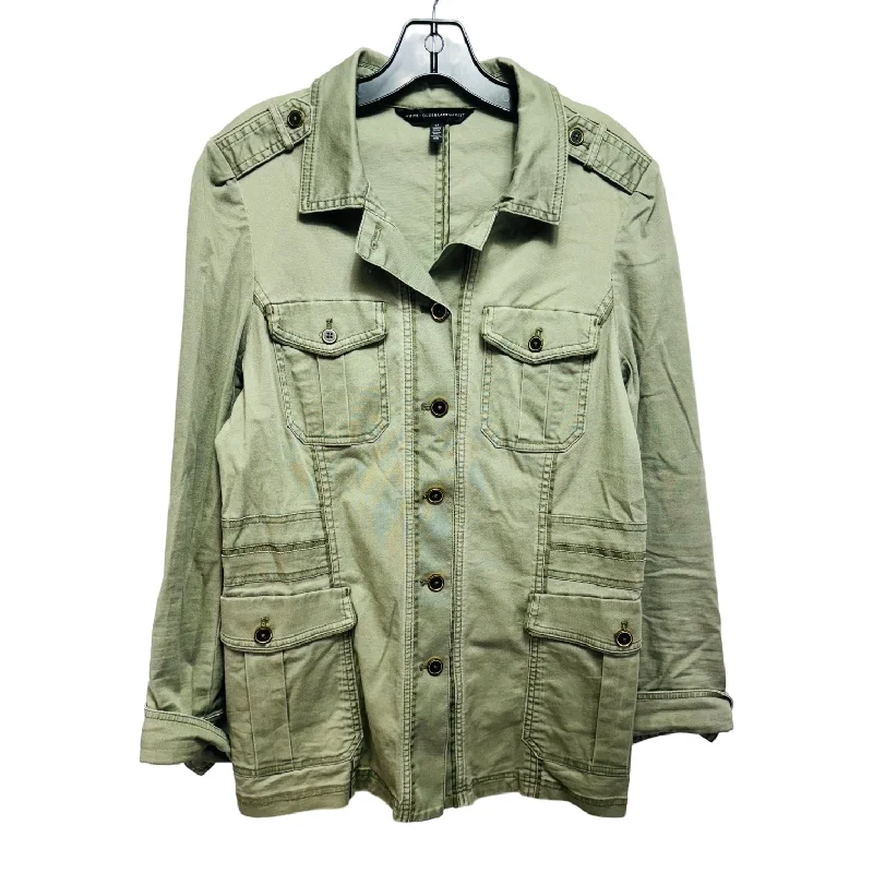 Men's comfortable winter coat-Jacket Utility By White House Black Market In Green, Size: 14