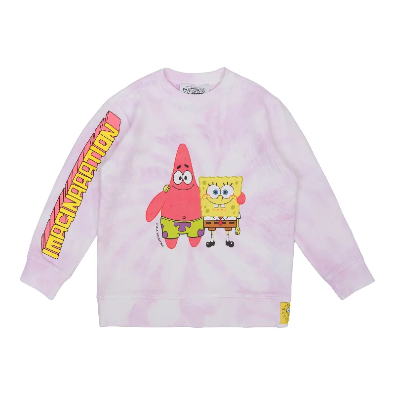 Men's hiking sweater-SpongeBob Purple Sweatshirt