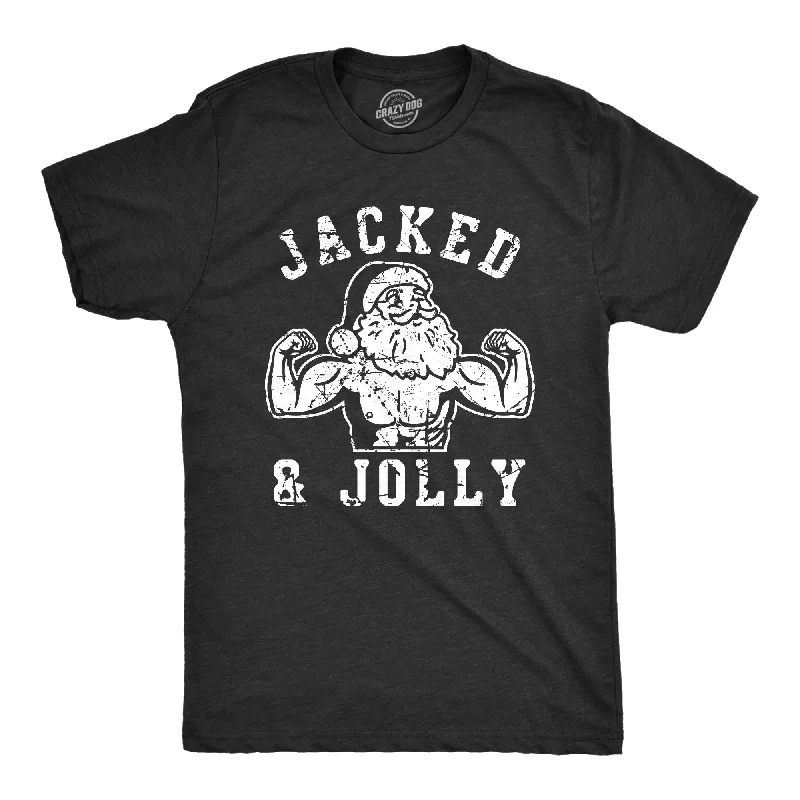 Men's gym-ready t-shirt-Jacked And Jolly Men's T Shirt