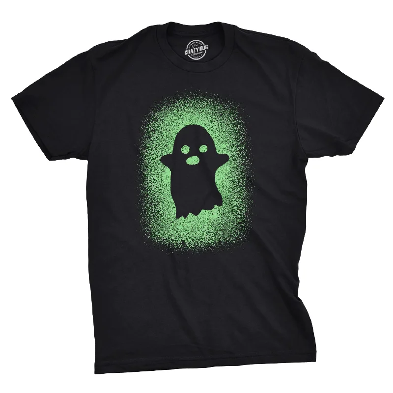 Men's relaxed fit gym t-shirt-Glowing Ghost Men's T Shirt