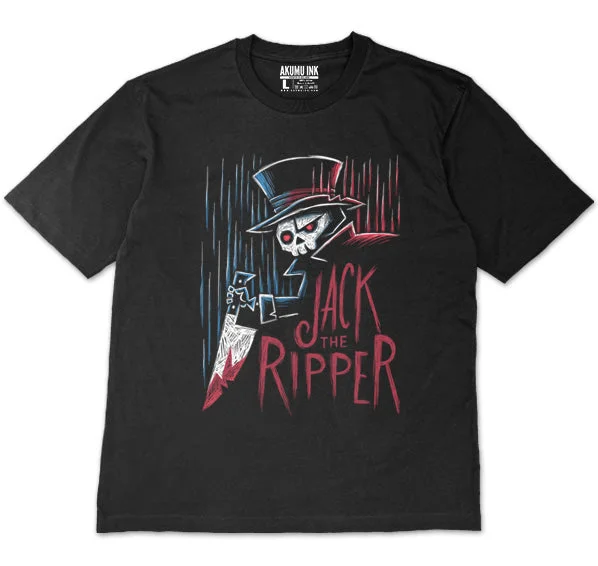 Men's breathable performance casual shirt-Jack The Ripper Oversized Unisex Tshirt